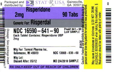 Label Image (Risperidone 2mg Label)